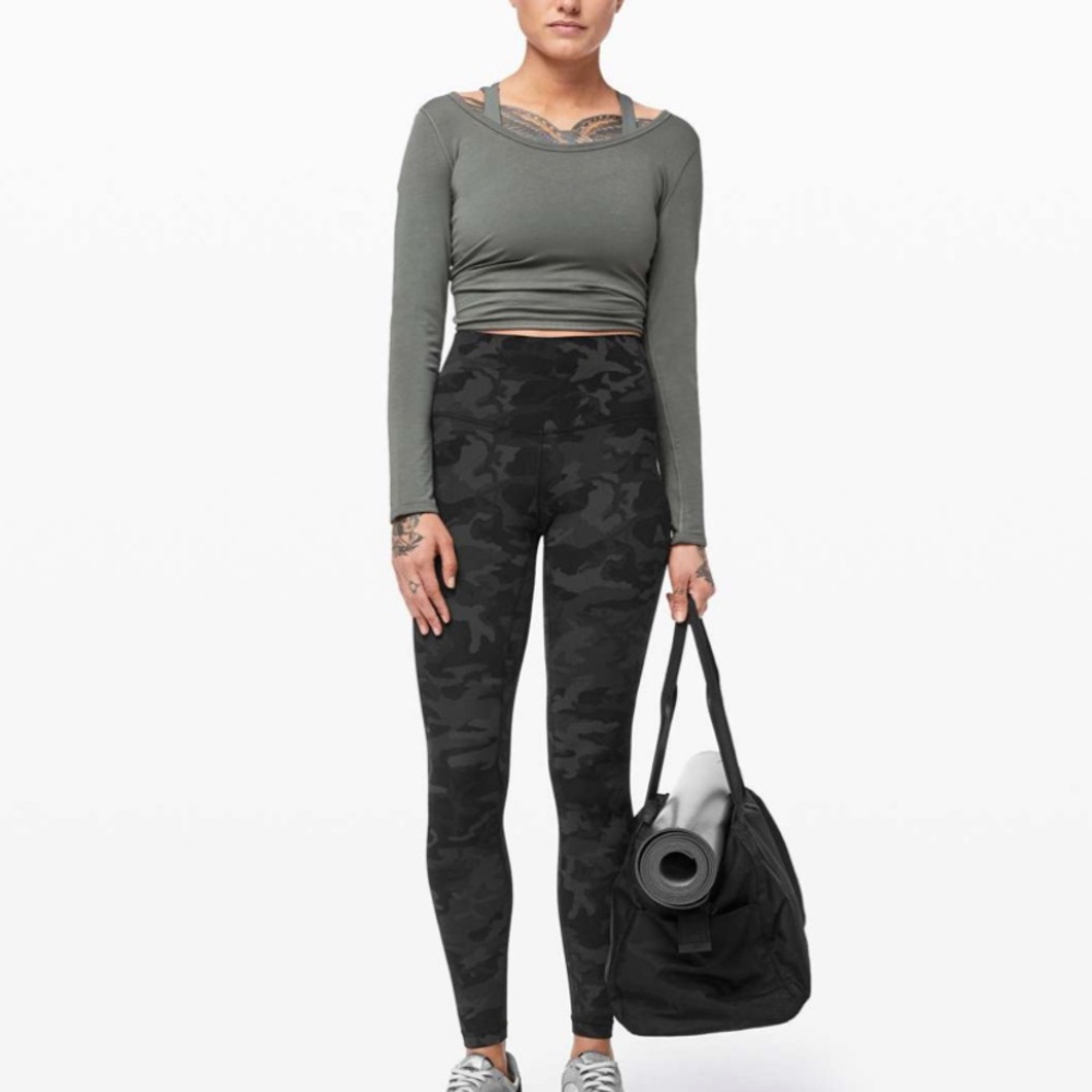 Lululemon Align Pant 28" Incognito Camo Multi Grey - Picture 5 of 8